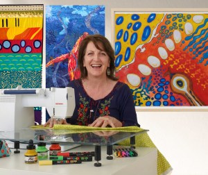 Brenda Wood artist profile
textile artist working with paint fabric and thread